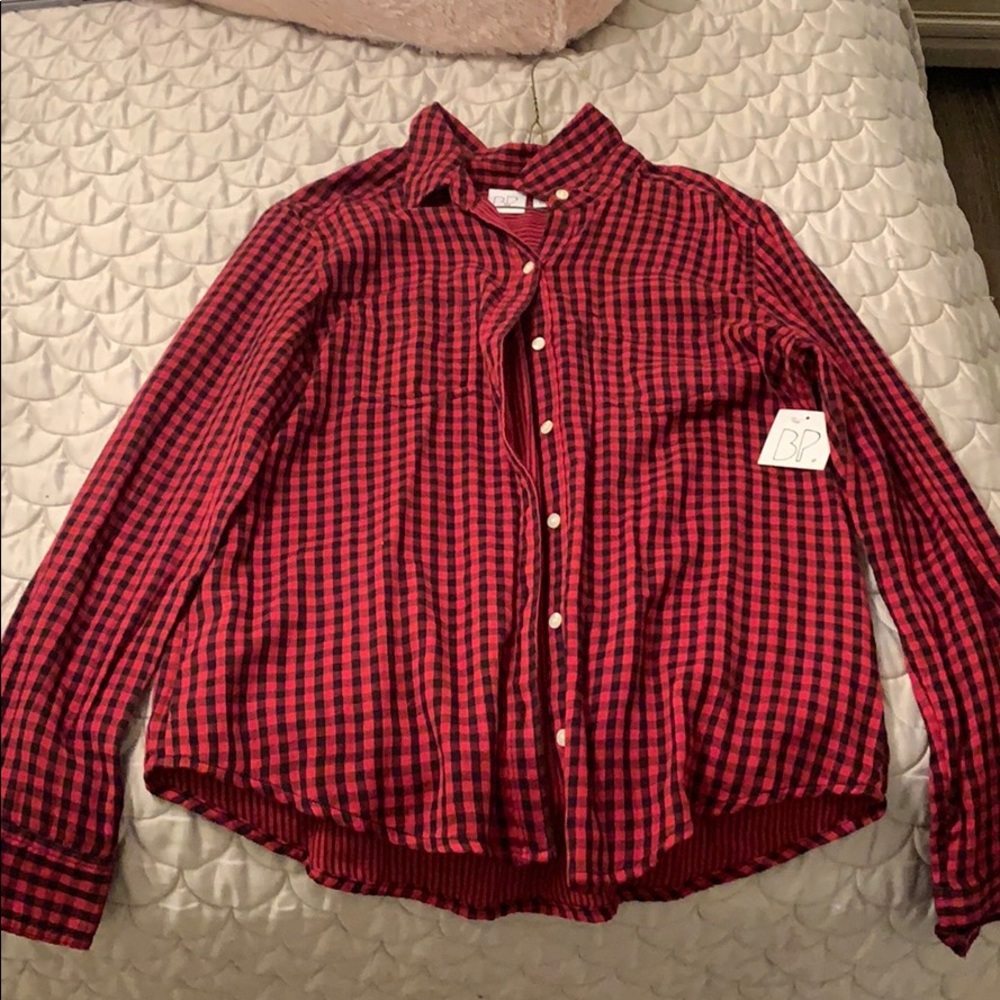 BP red and black flannel